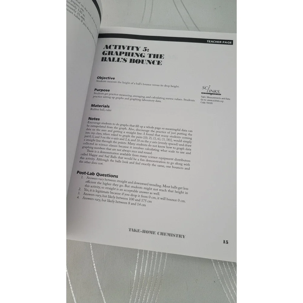 Take-Home Chemistry: 50 Low-Cost Activities to Extend Classroom Learning Book‎